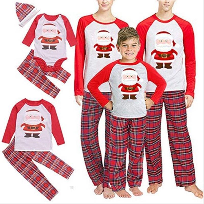 Christmas family parent-child dress home cartoon Christmas clothes