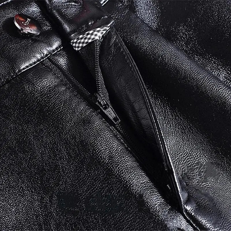 Plus Size Pu Faux Leather Wide Leg Ankle-length Pants Women Baggy Black Shiny High Waist Womens Loose Pant 2022 Korean Trousers