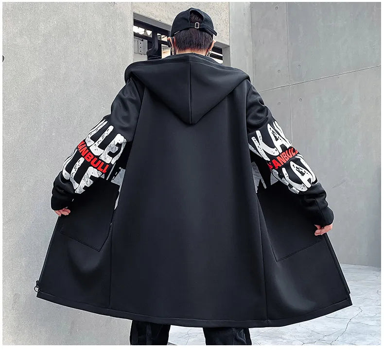 2023 Men's Jacket Fashion Spring Autum Casual Streetwear Hoodie Jacket Men Outwear Windbreaker Jacket Hip Hop Streetwear Coats