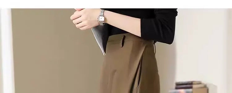 Spring New Korean Fashion Simple Straight Casual Pants