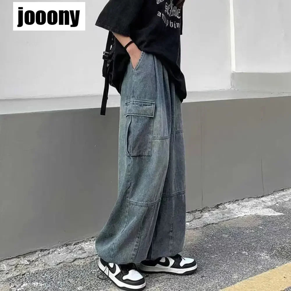 2022 Spring Autumn Trousers y2k baggy jeans