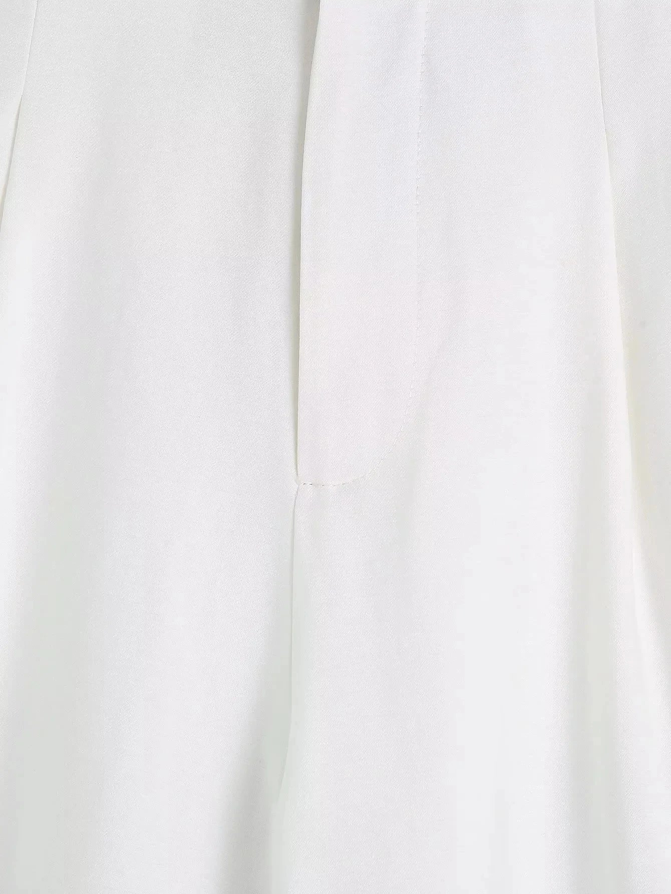 Foridol White Cotton Linen Long Pant