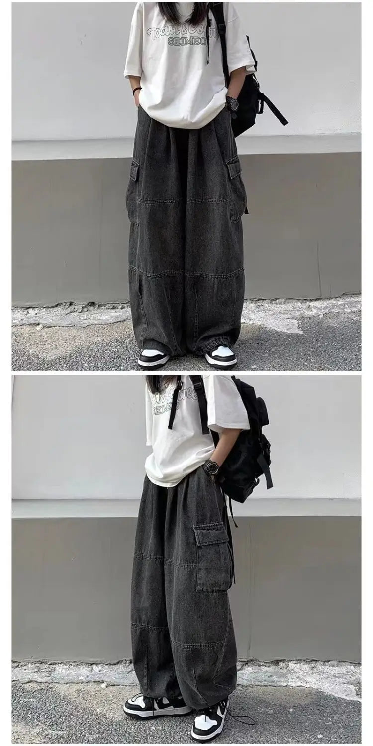 2022 Spring Autumn Trousers y2k baggy jeans